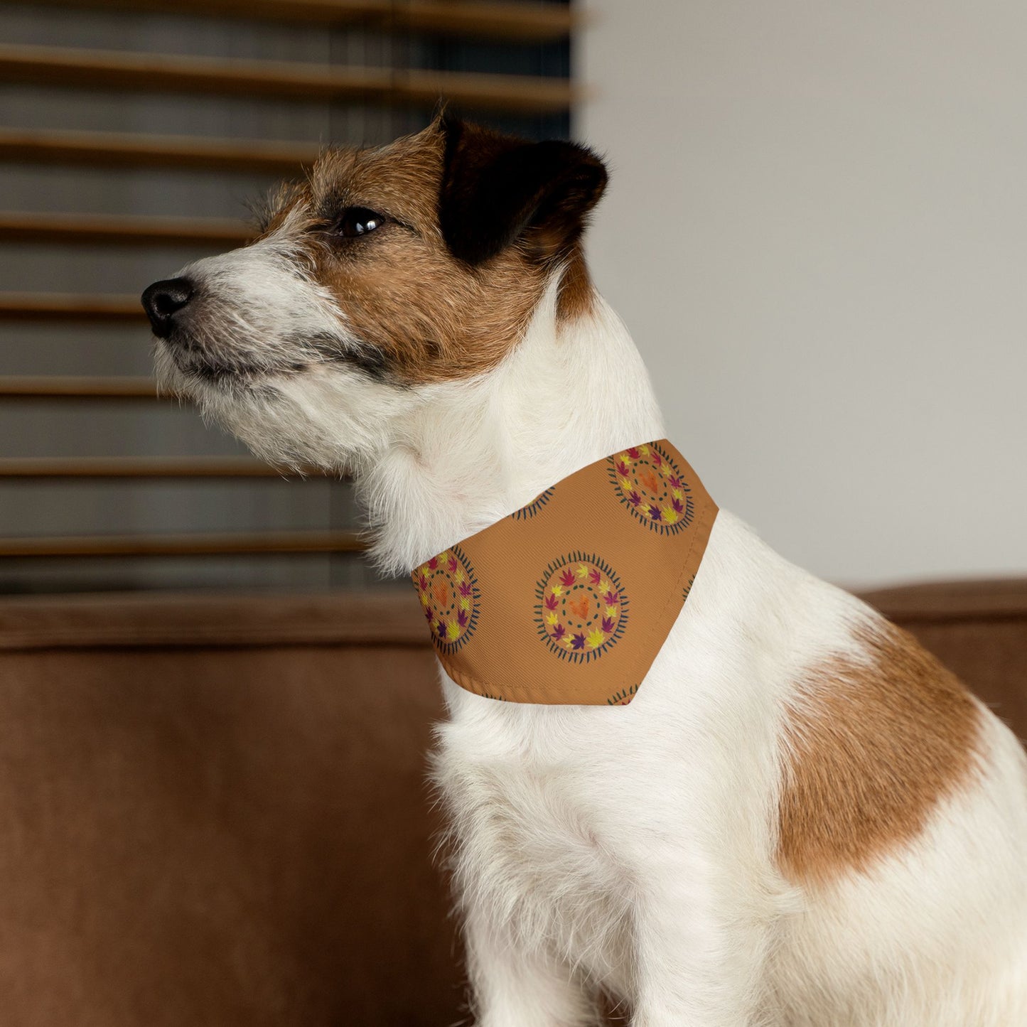 Pet Bandana Collar (Autumn Leaves)