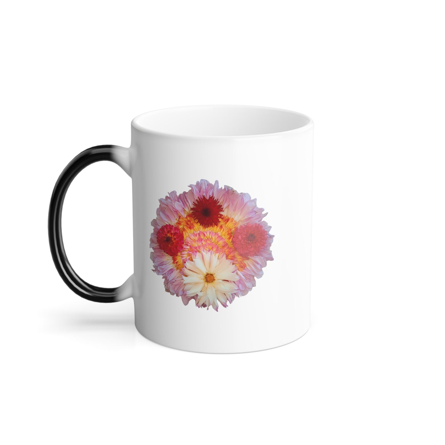 Colour Morphing Mug (Fiery Dahlias)