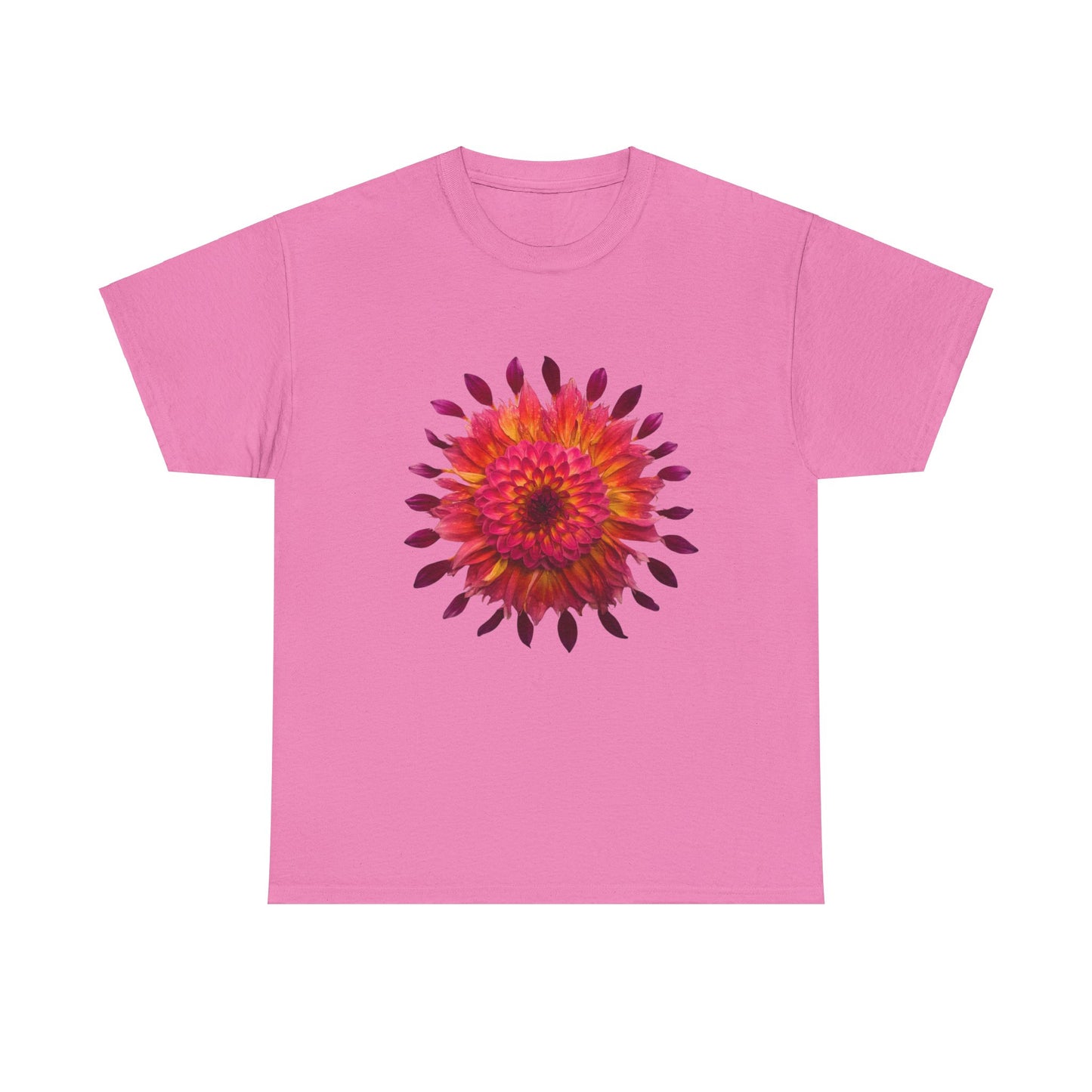 Heavy Cotton T-Shirt (Dahlia Extravaganza)