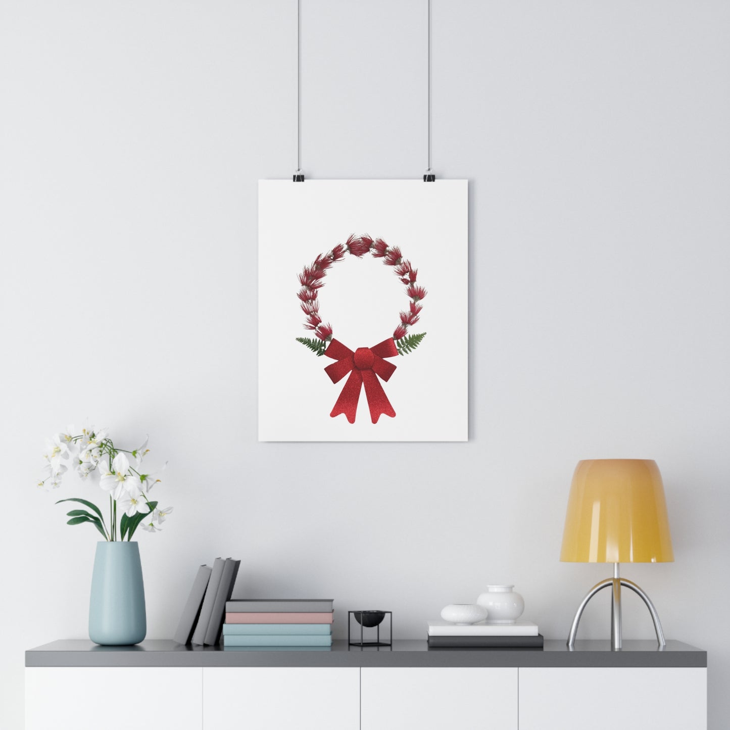 Mandala Poster (Christmas Wreath)