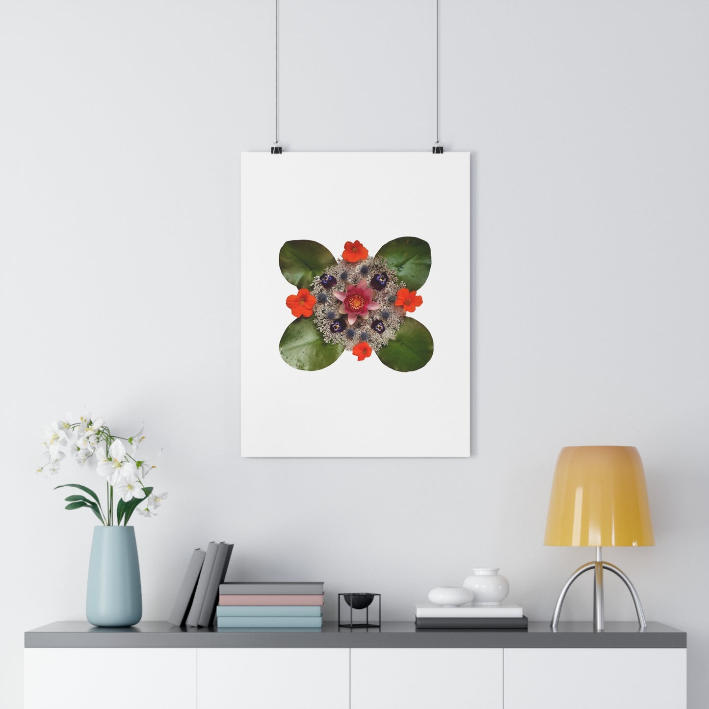 Mandala Poster (Water Lily)