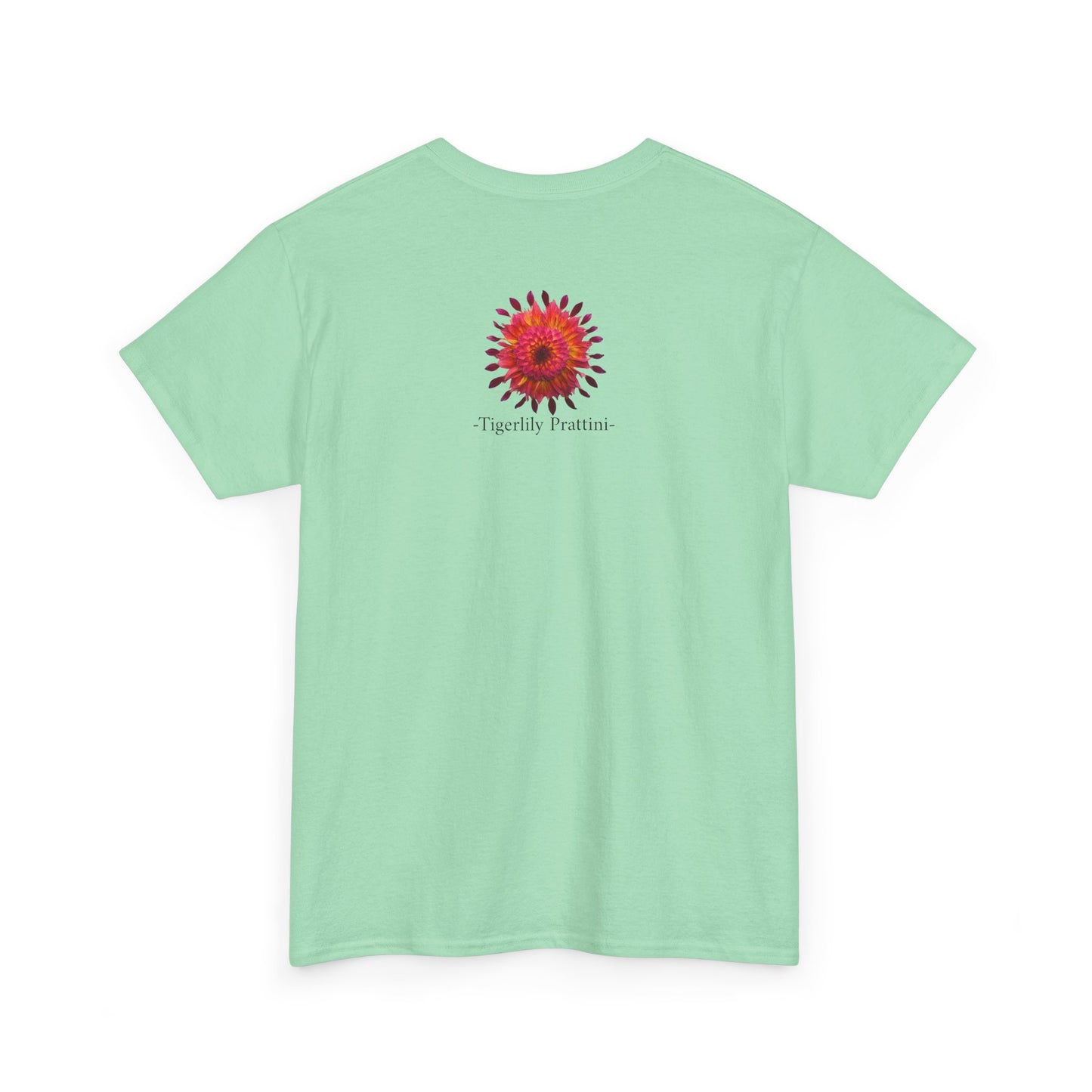 Heavy Cotton T-Shirt (Dahlia Extravaganza)