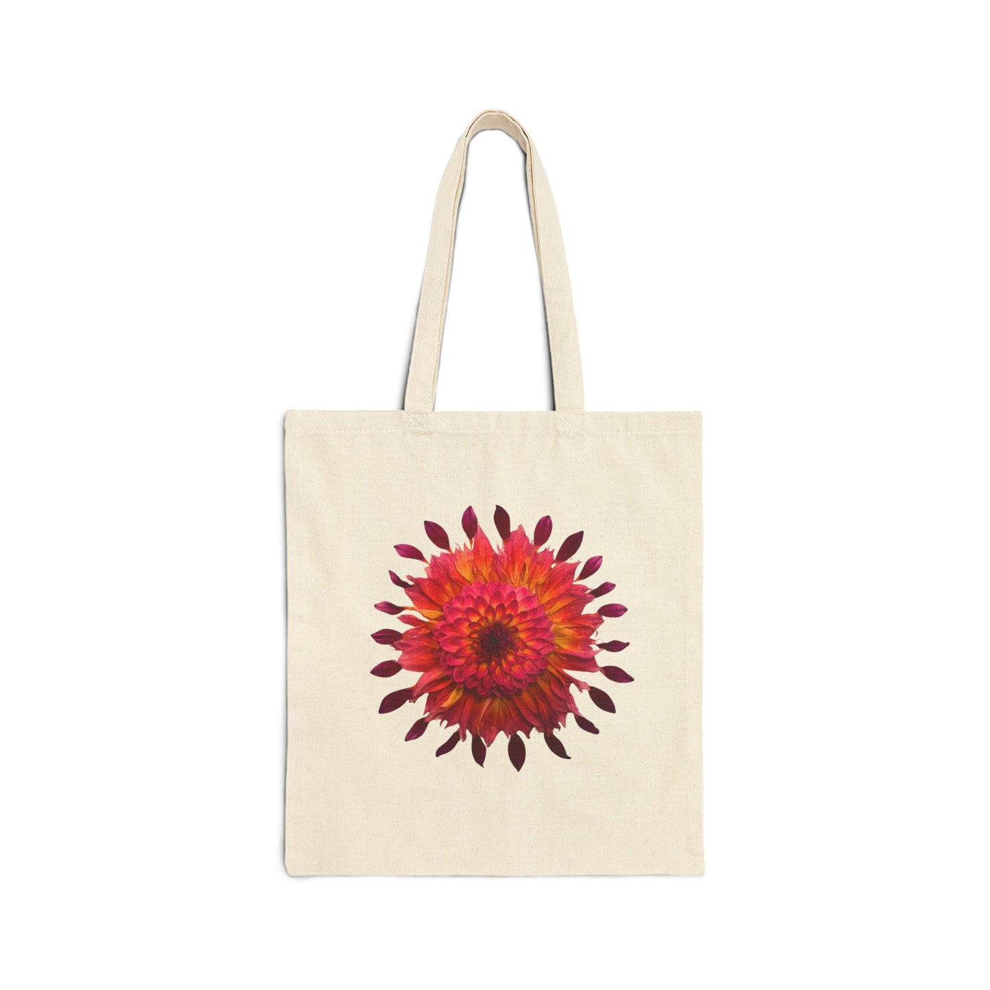 Canvas Tote Bag (Dahlia Extravaganza)