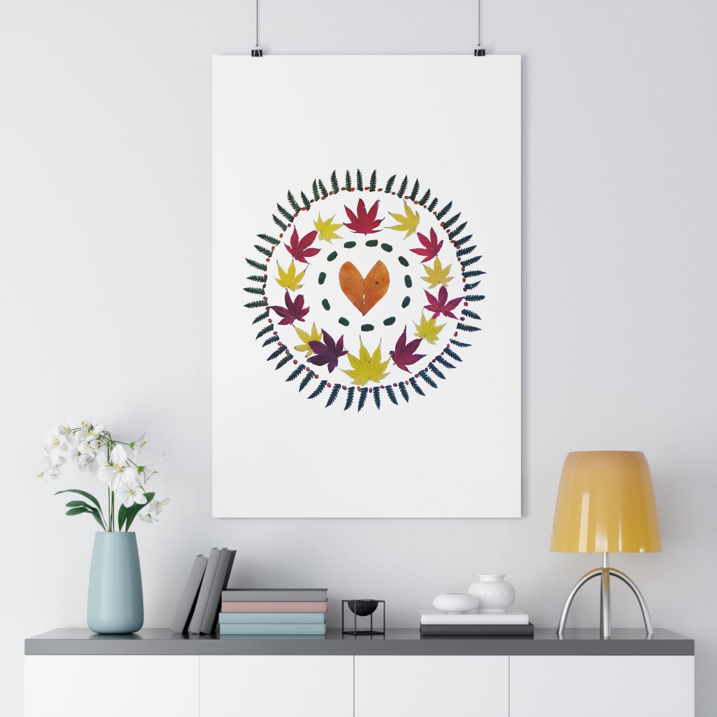 Mandala Poster (Autumn Leaves)