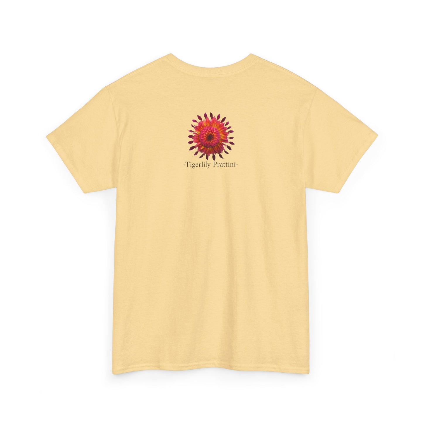 Heavy Cotton T-Shirt (Dahlia Extravaganza)