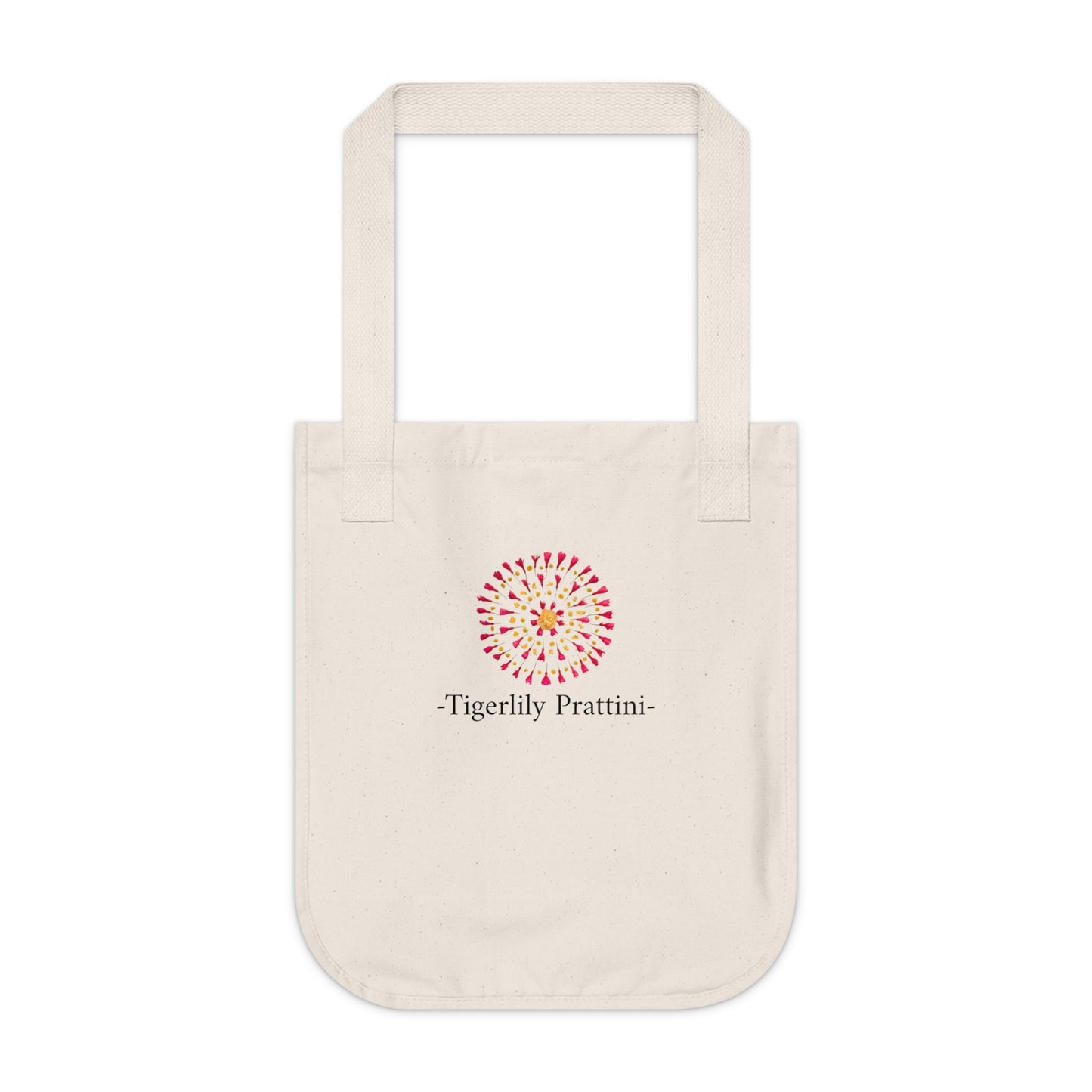 Organic Canvas Tote Bag (Cherry Blossoms)