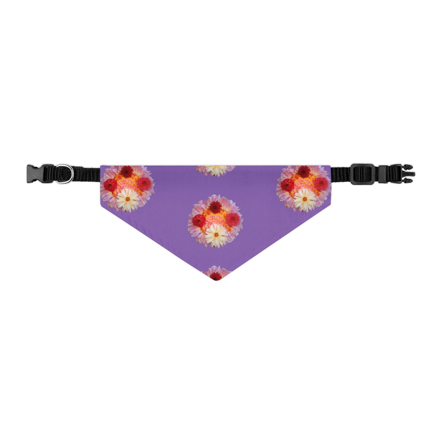 Pet Bandana Collar (Fiery Dahlias)