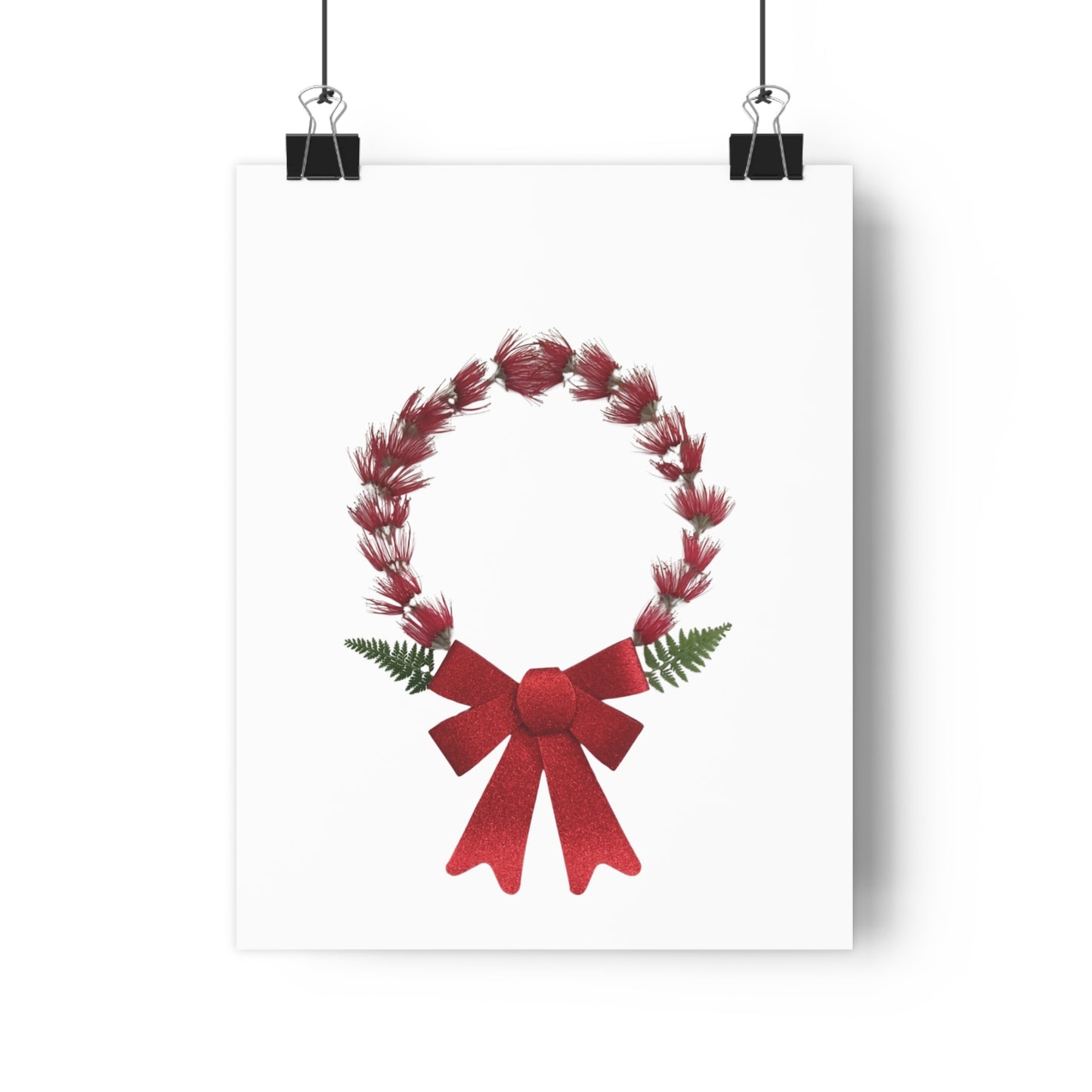 Mandala Poster (Christmas Wreath)
