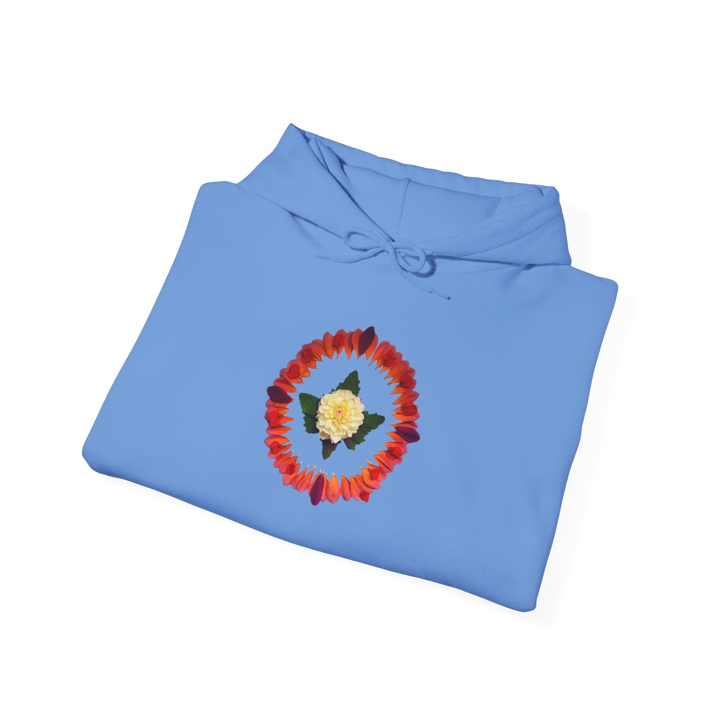 Ethically Grown Cotton Hoody (Summer Dahlias)