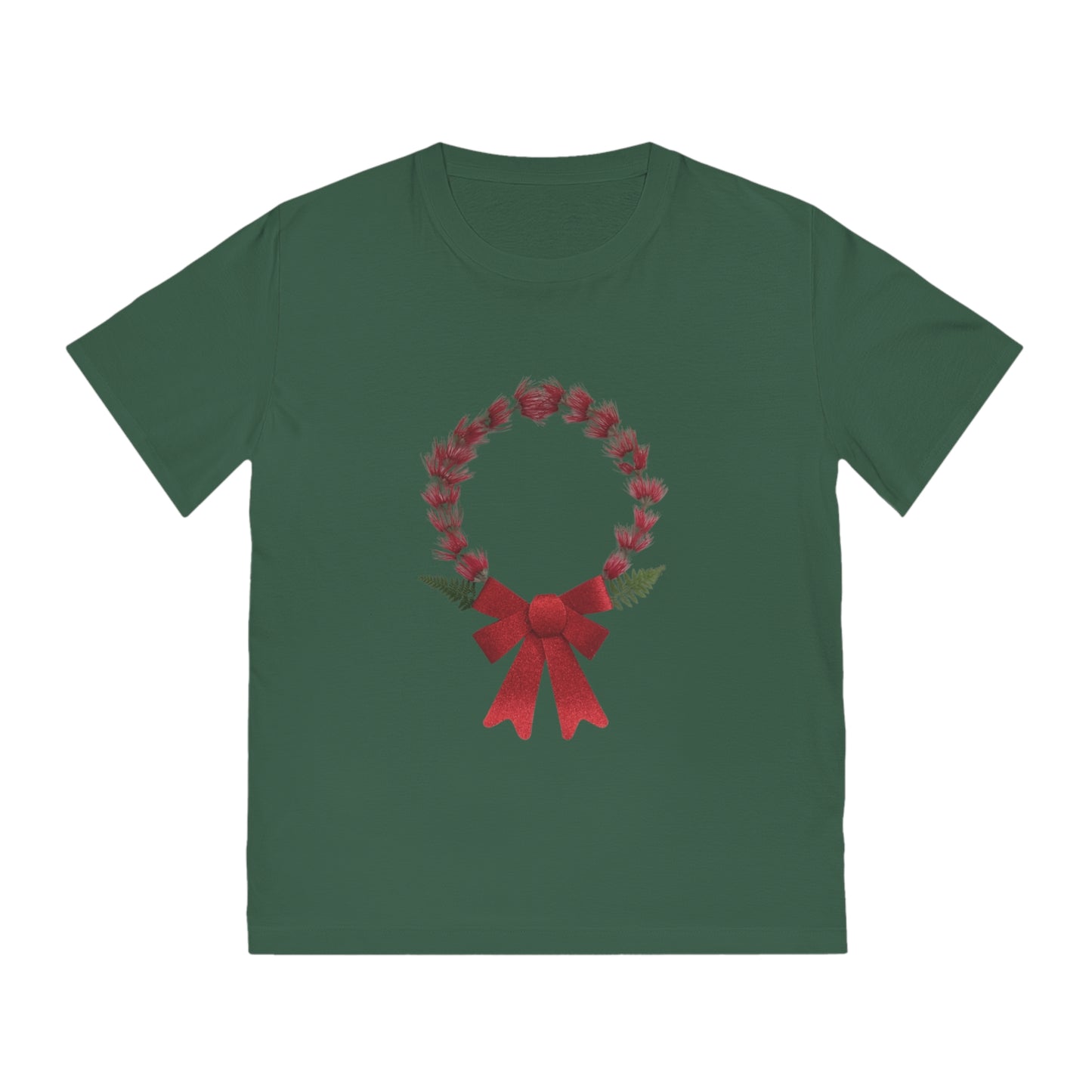 Unisex Mandala T-Shirt (Christmas Wreath)