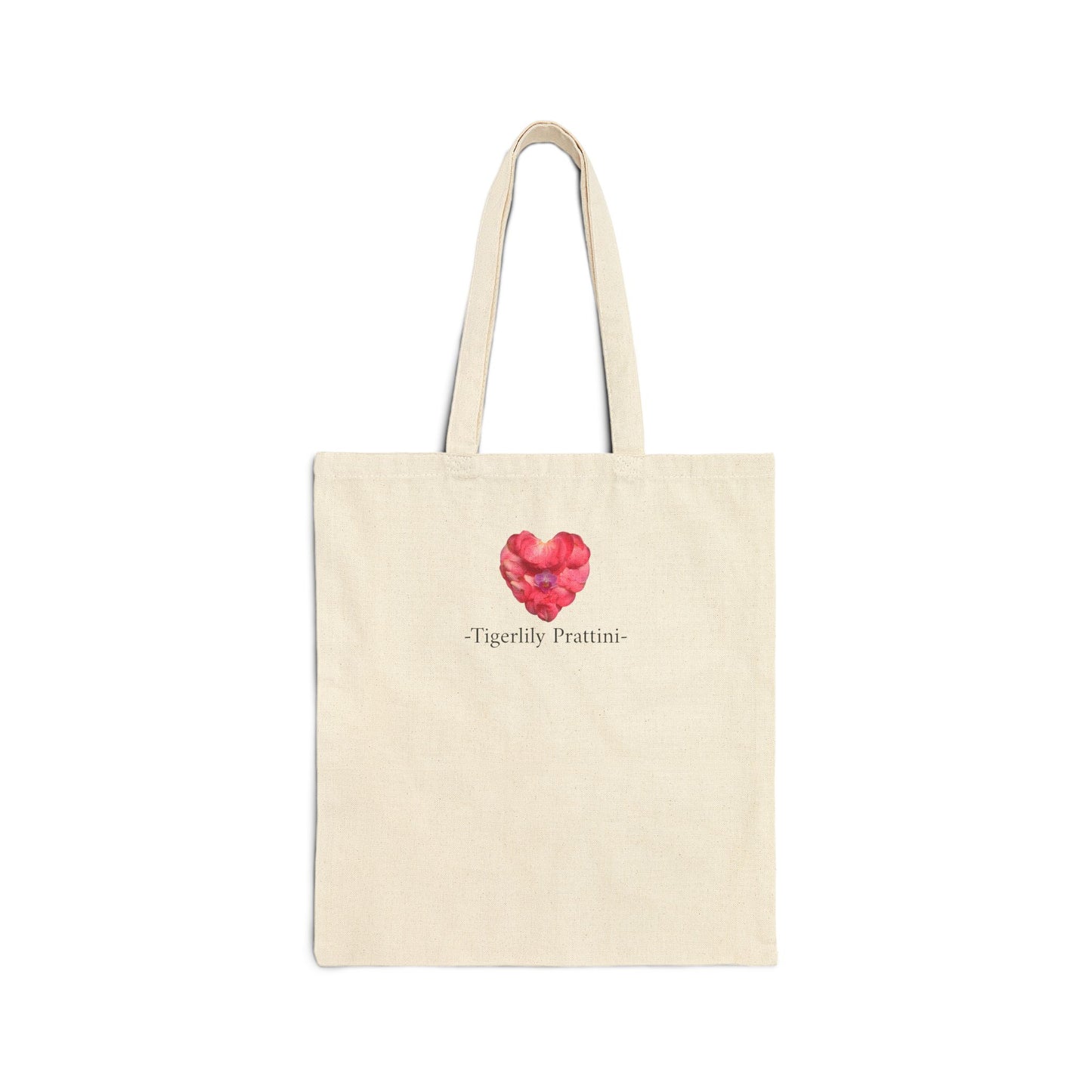 Canvas Tote Bag (Pink Camellia)