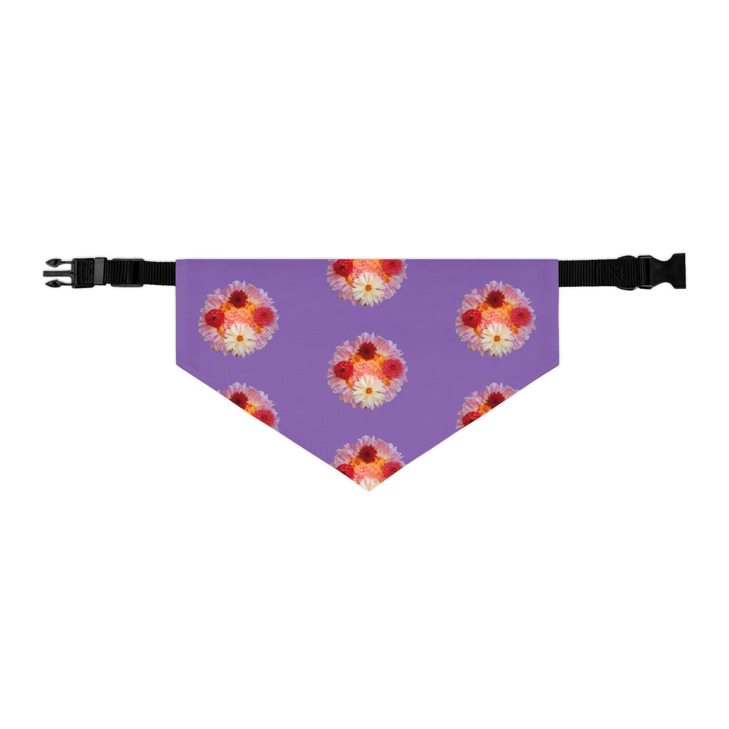 Pet Bandana Collar (Fiery Dahlias)