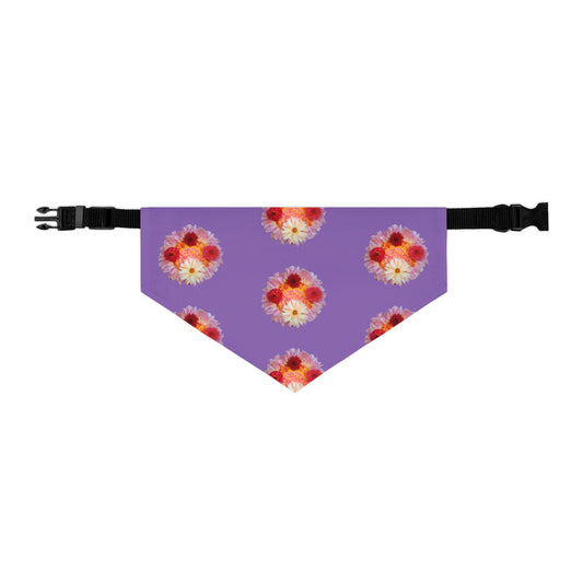 Pet Bandana Collar (Fiery Dahlias)