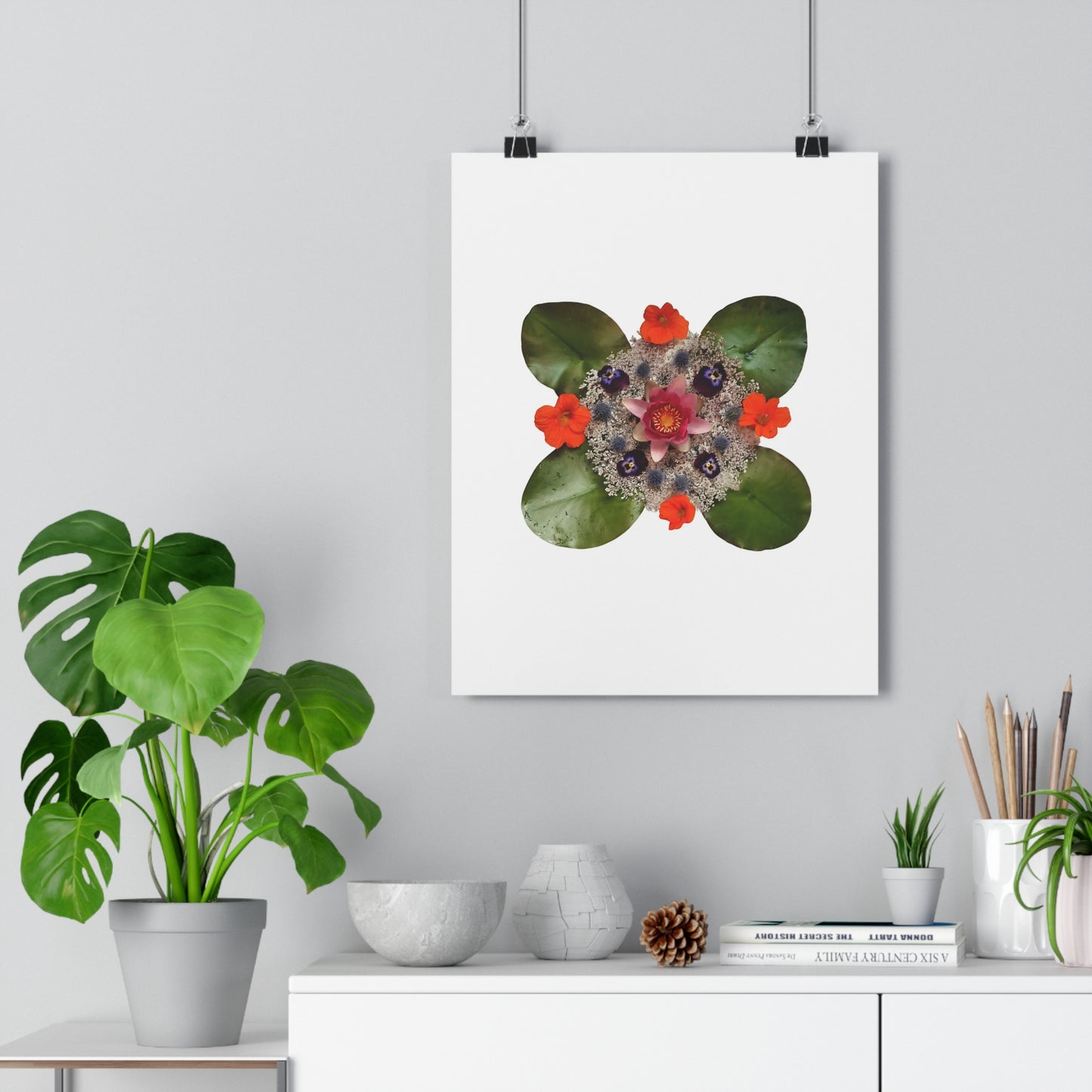 Mandala Poster (Water Lily)