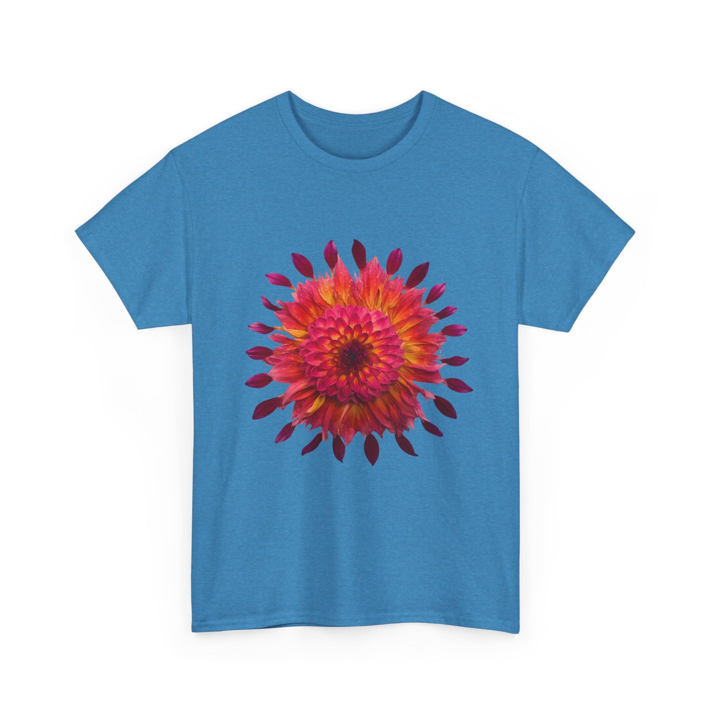 Heavy Cotton T-Shirt (Dahlia Extravaganza)