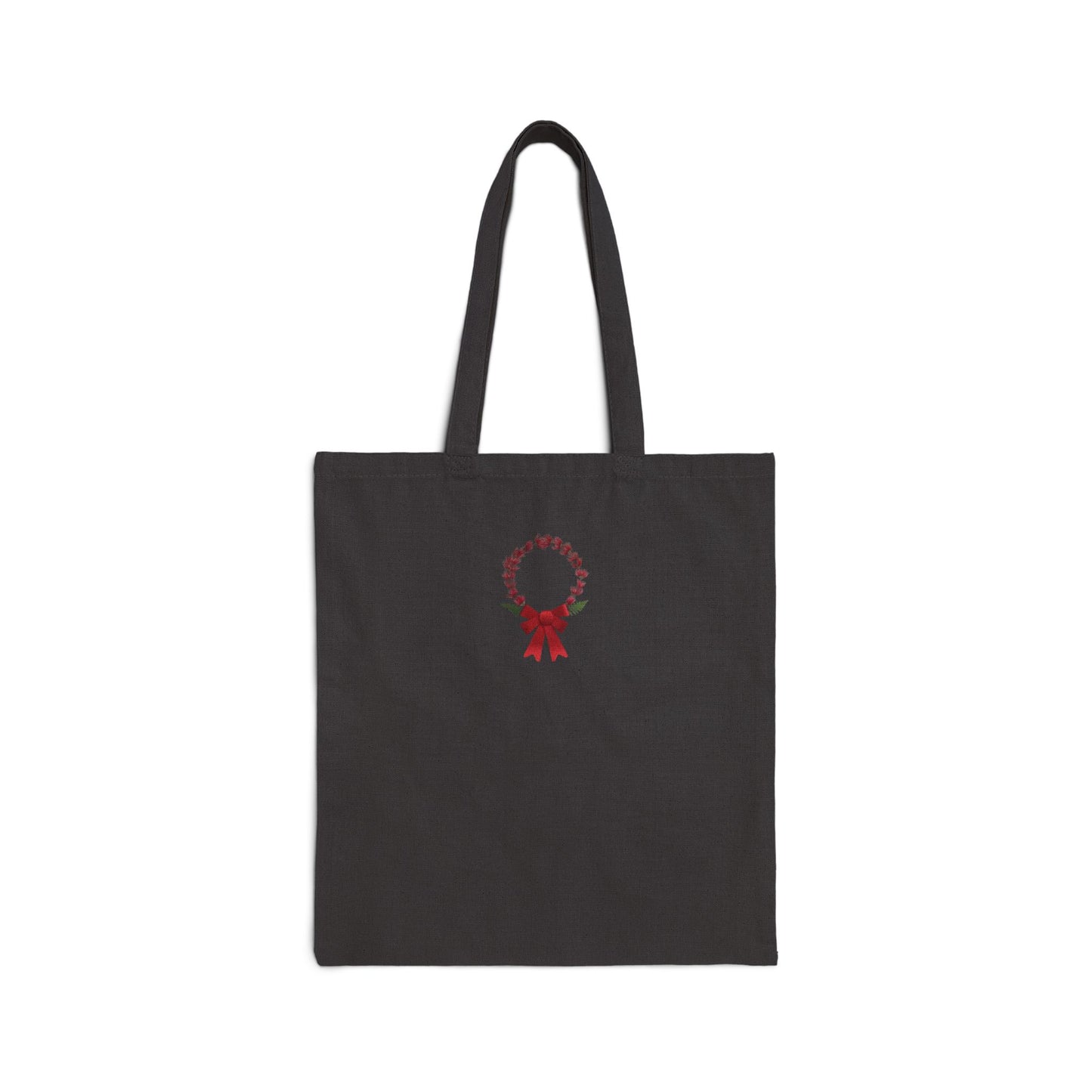 Canvas Tote Bag (Christmas Wreath)