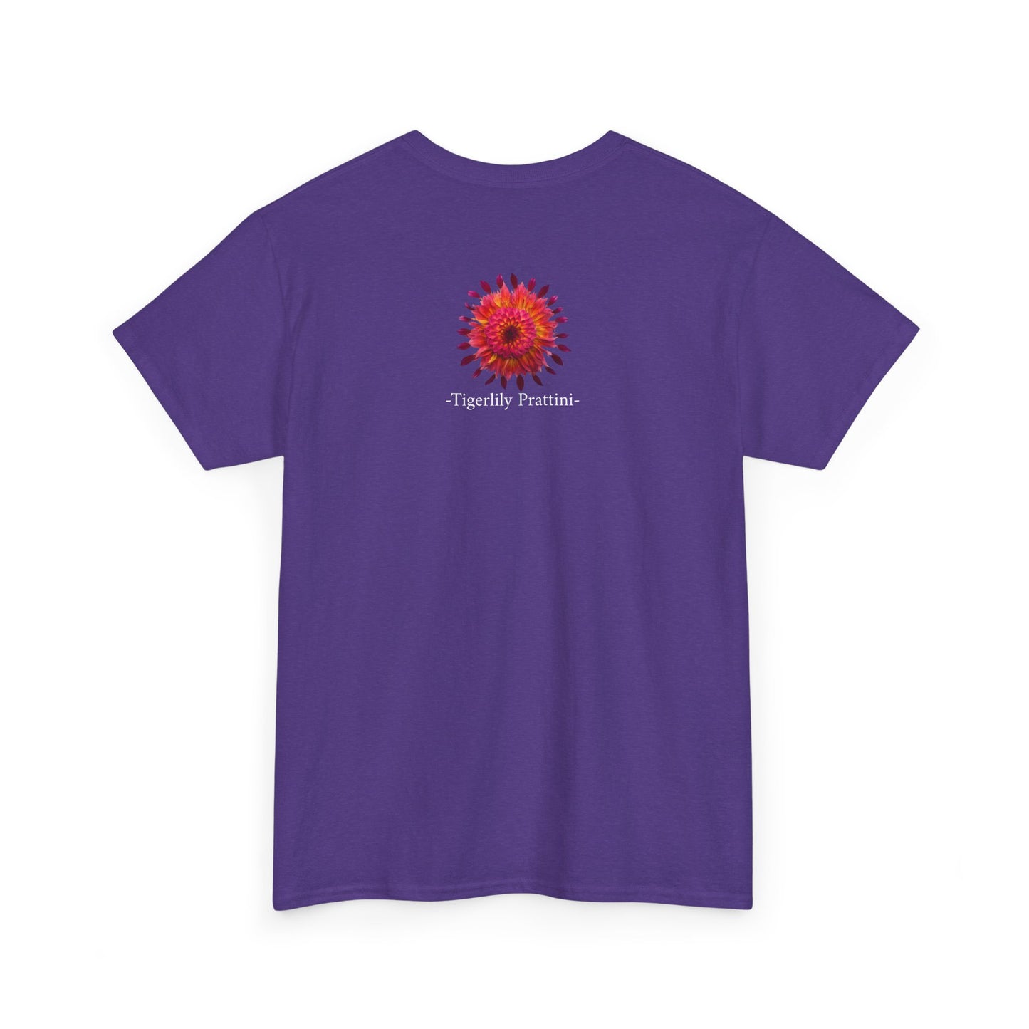 Heavy Cotton T-Shirt (Dahlia Extravaganza)