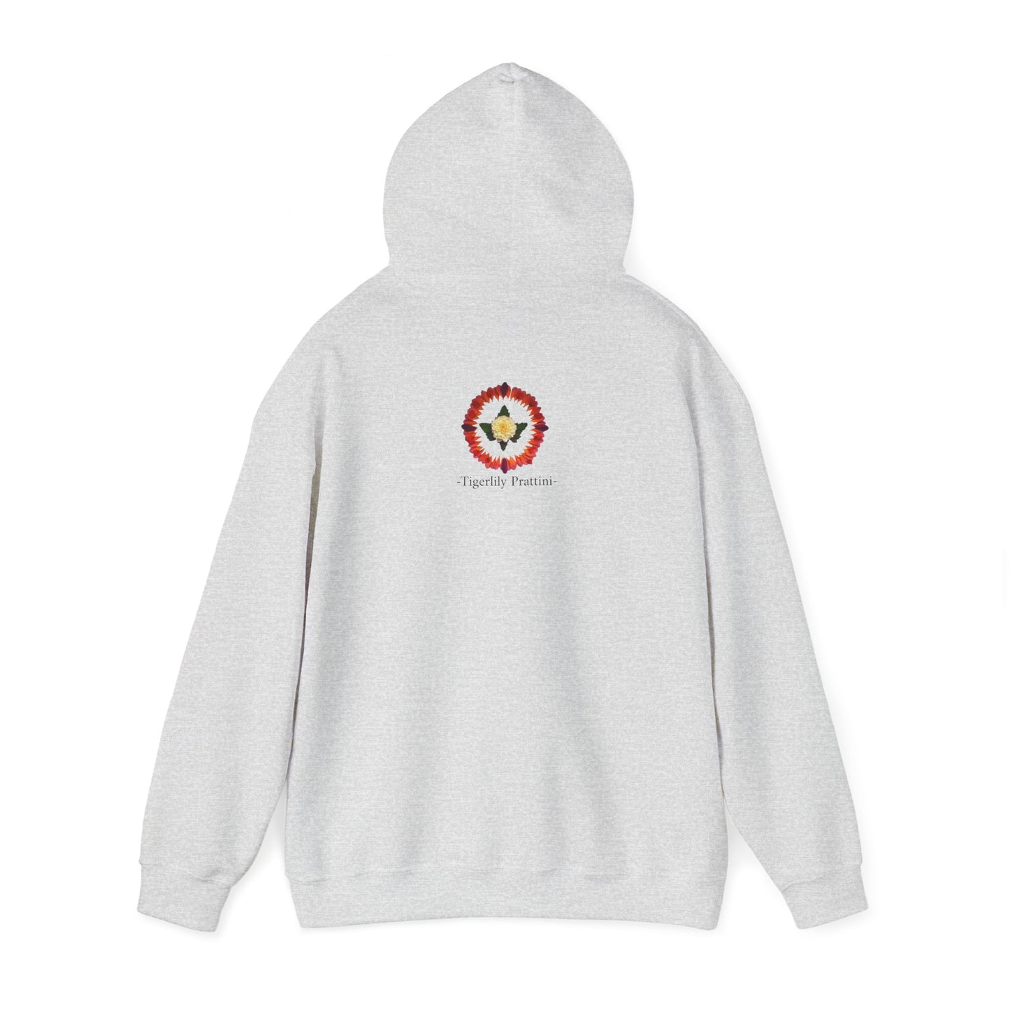 Ethically Grown Cotton Hoody (Summer Dahlias)