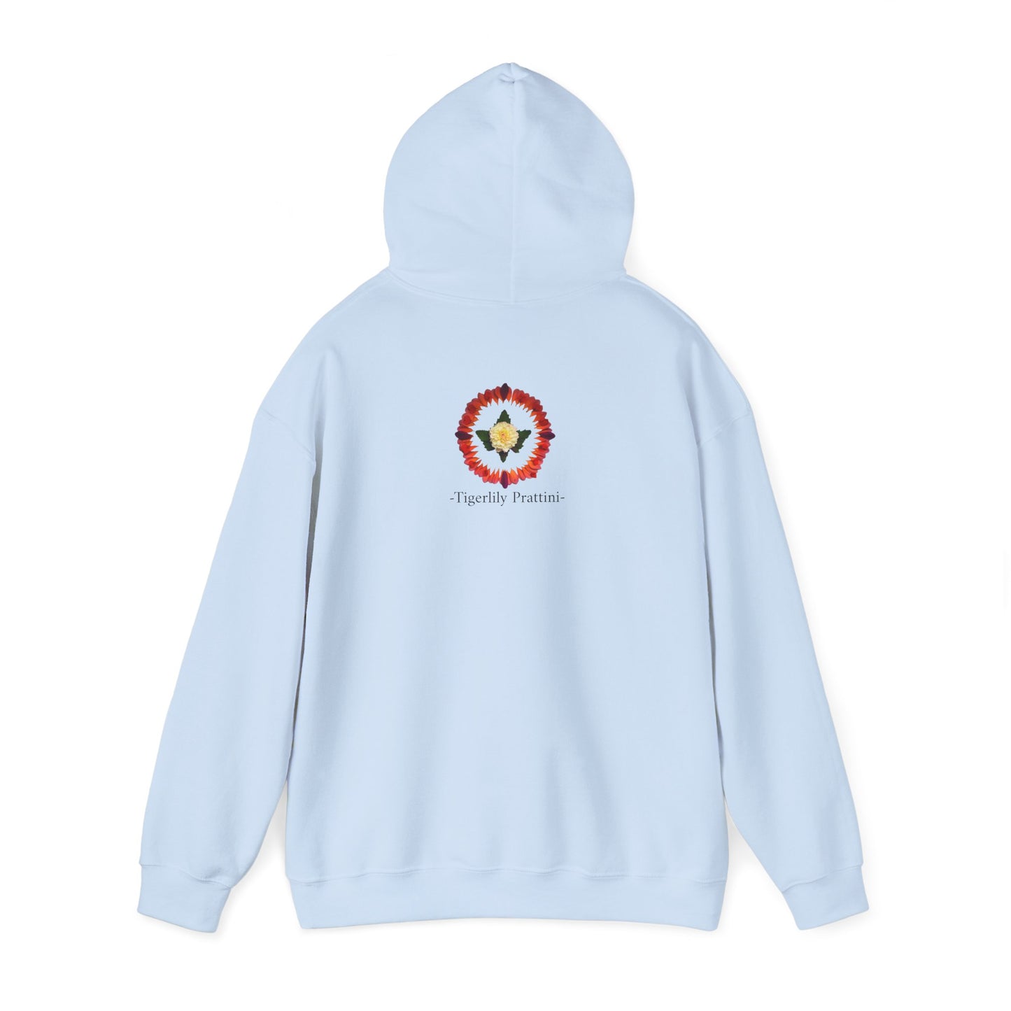 Ethically Grown Cotton Hoody (Summer Dahlias)
